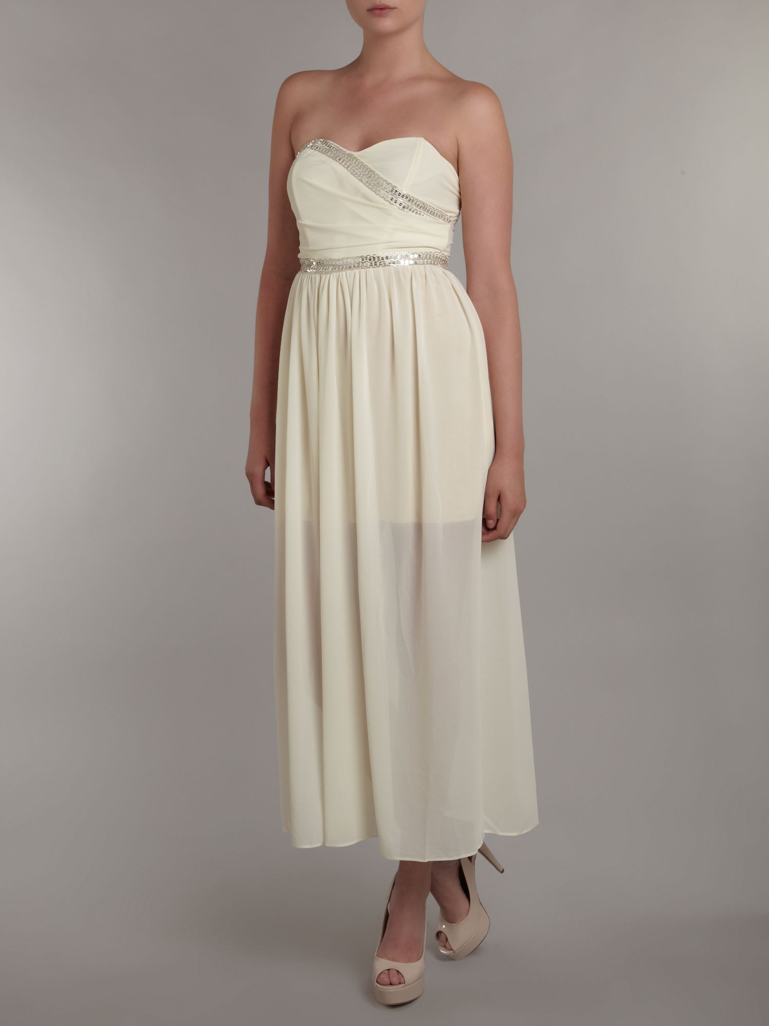 tfnc cream strapless embellished maxi dress product 2 14343834 538672631