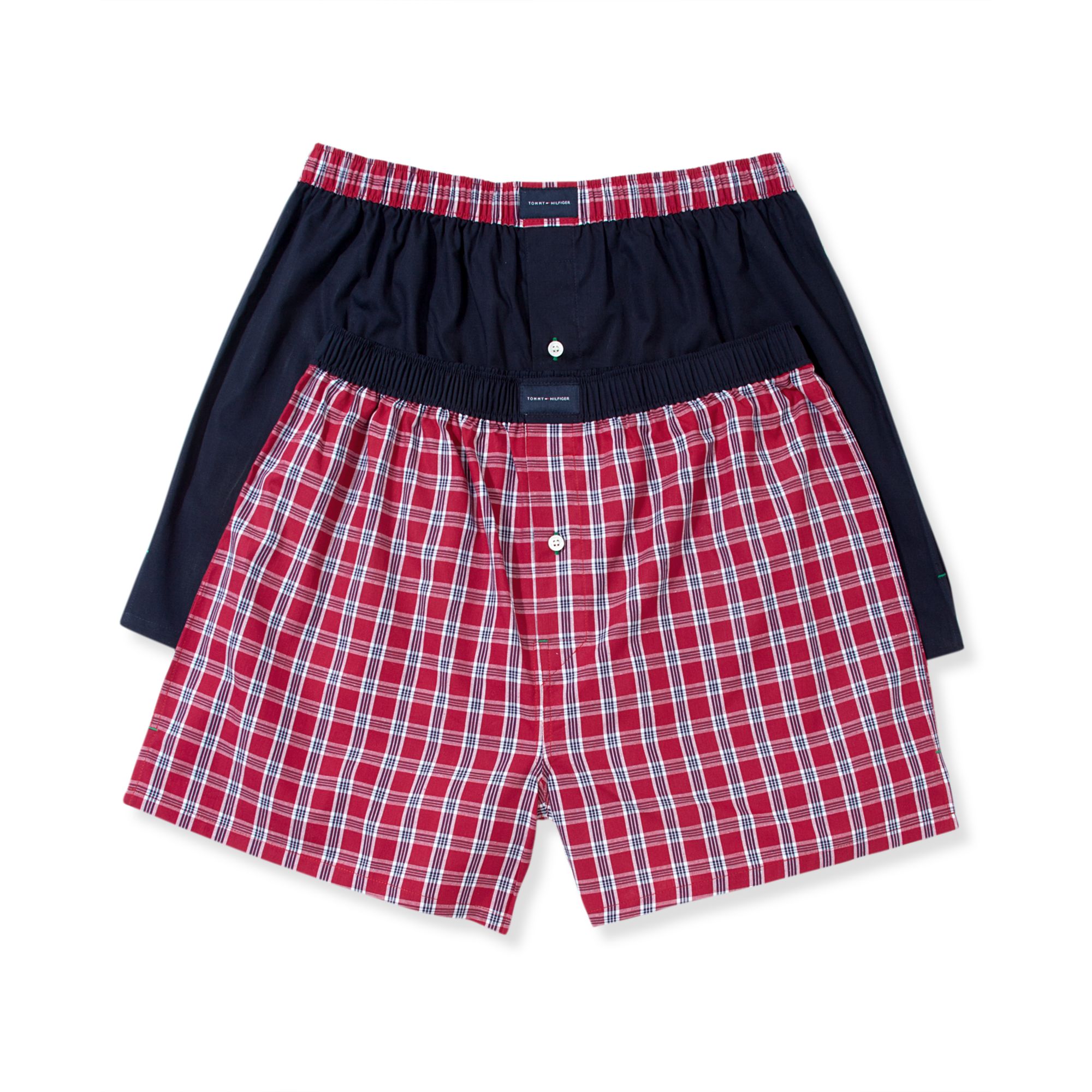 Lyst - Tommy Hilfiger Woven Boxer 2 Pack Gift Set in Red for Men