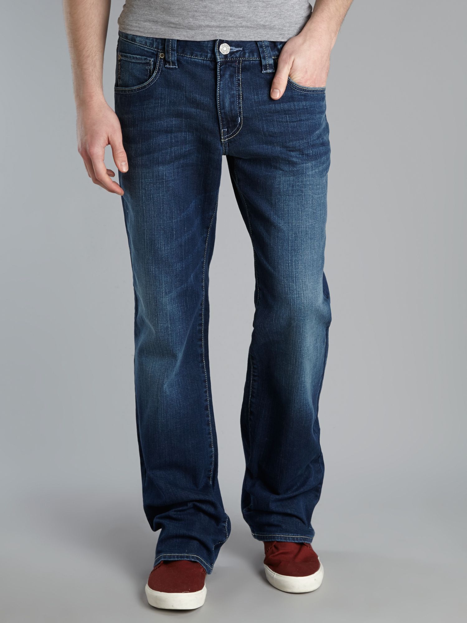 lightweight blue jeans