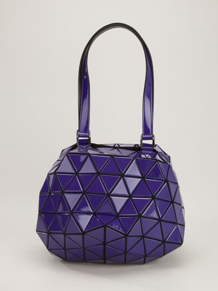 Bao Bao Issey Miyake Geometric Panelled Shoulder Bag in Purple (pink ...