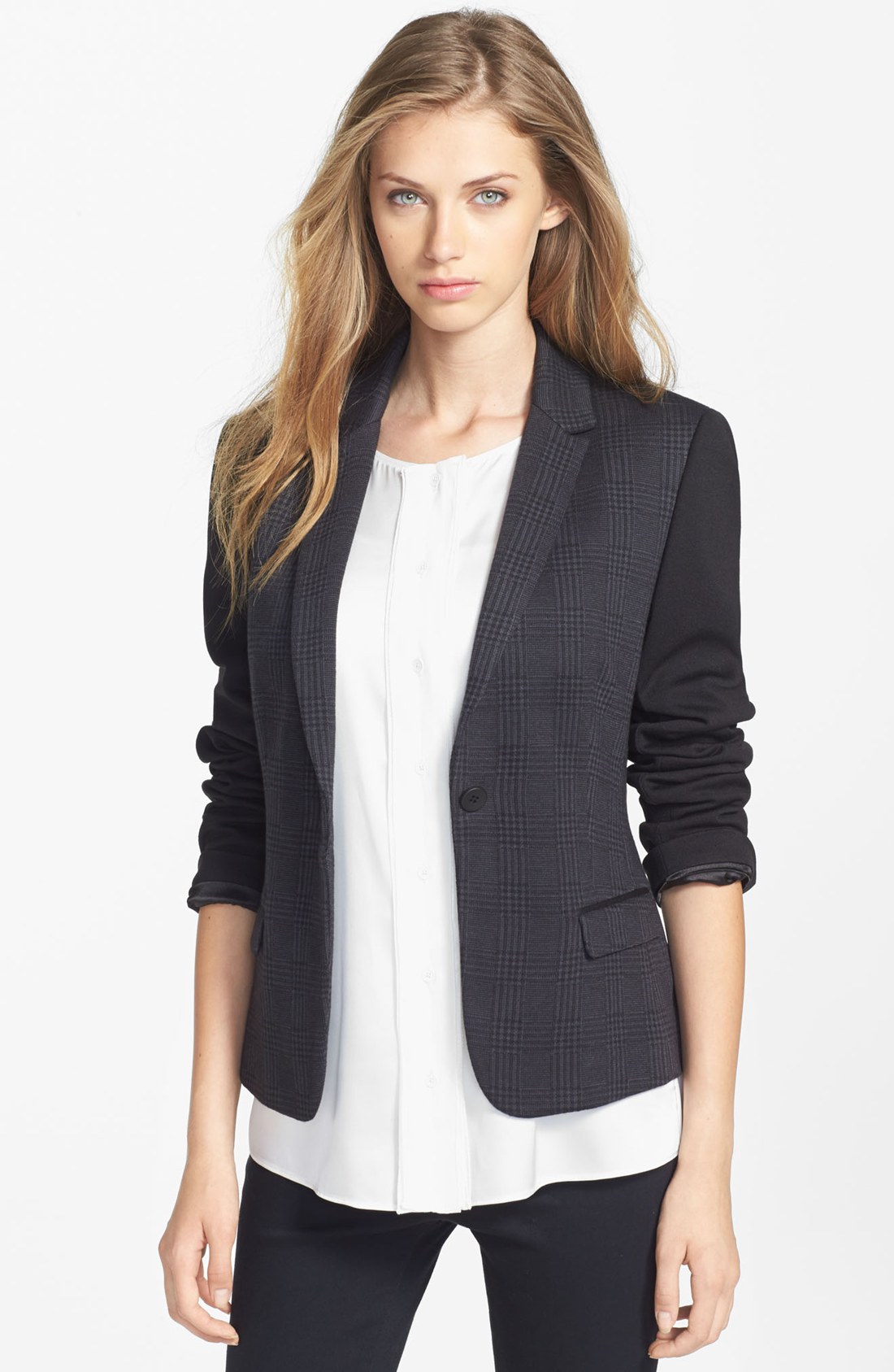 T Tahari Nicolette Jacket in Gray (Grey) | Lyst