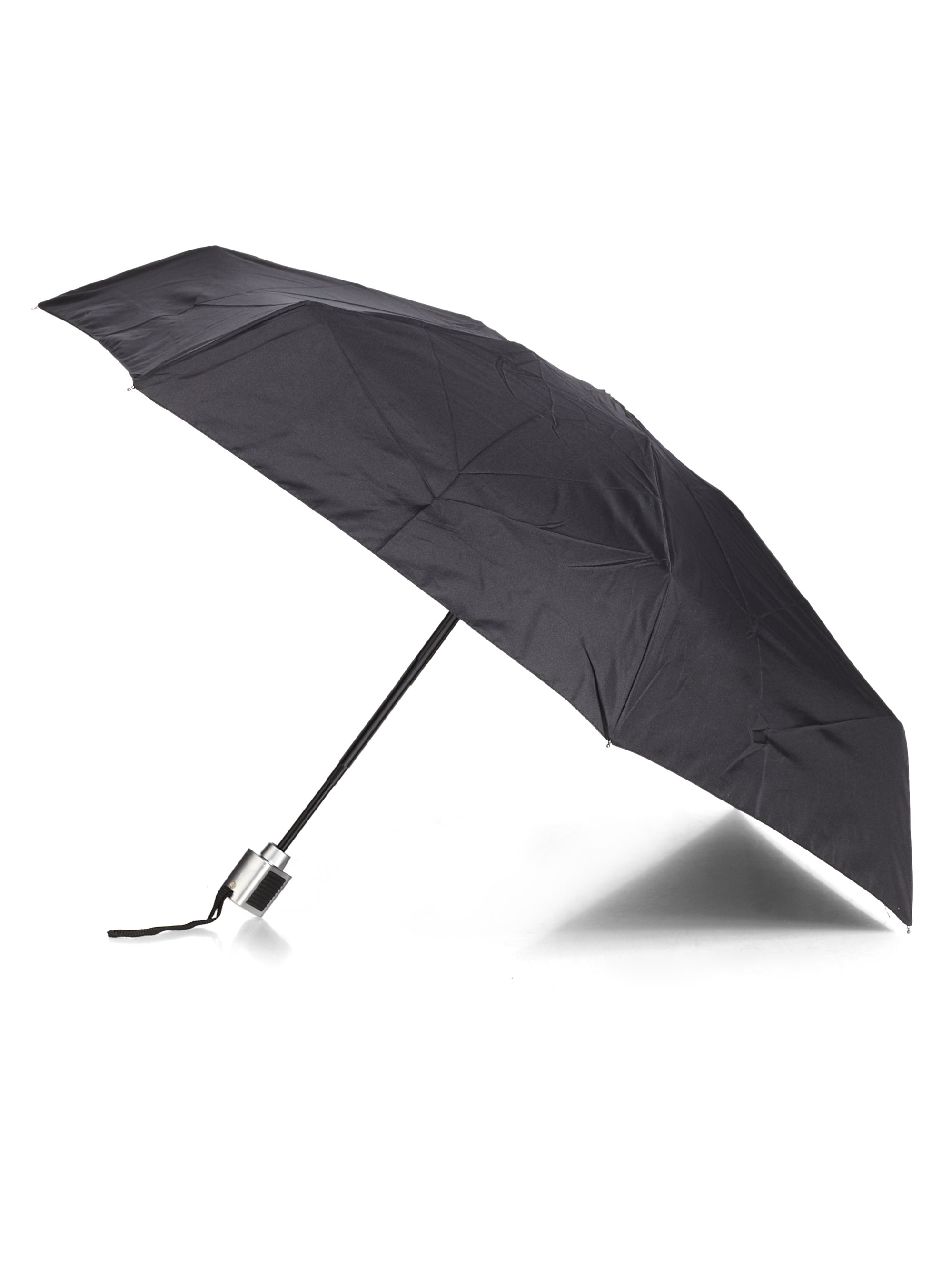 Saks fifth avenue Foldflat Umbrella in Black Lyst