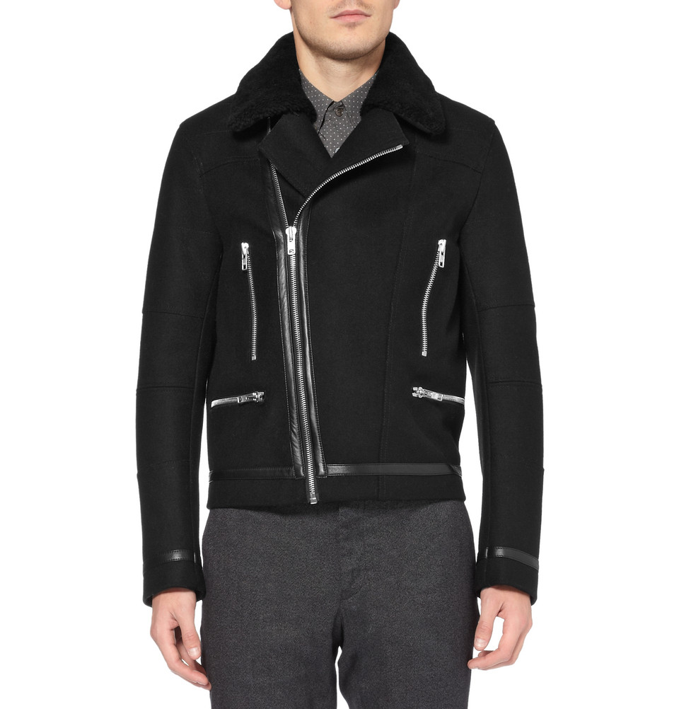sandro shearling jacket