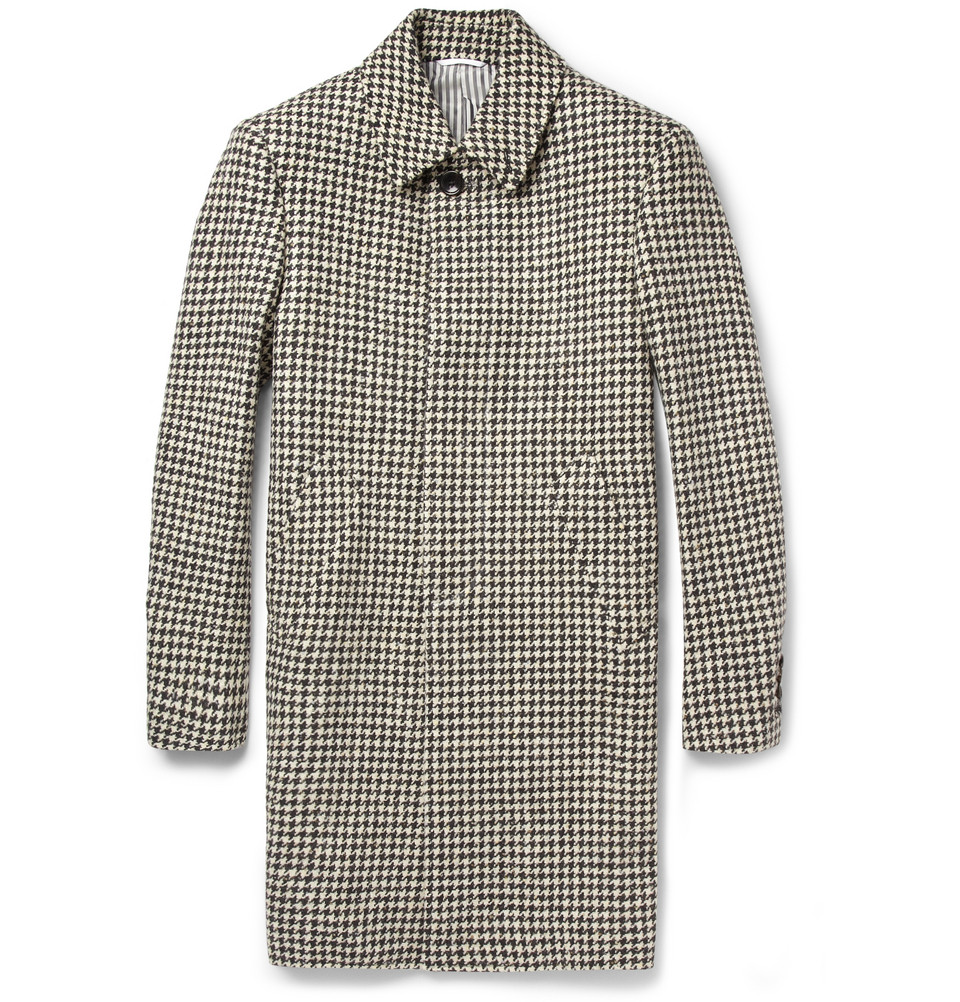 Lyst - Thom Browne Houndstooth Donegal Coat in Gray for Men