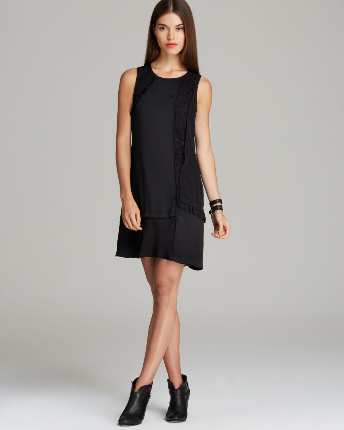 Marc by marc jacobs Dress Victoria Lace in Black | Lyst