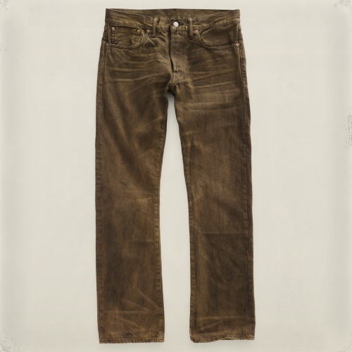 brown bootcut jeans