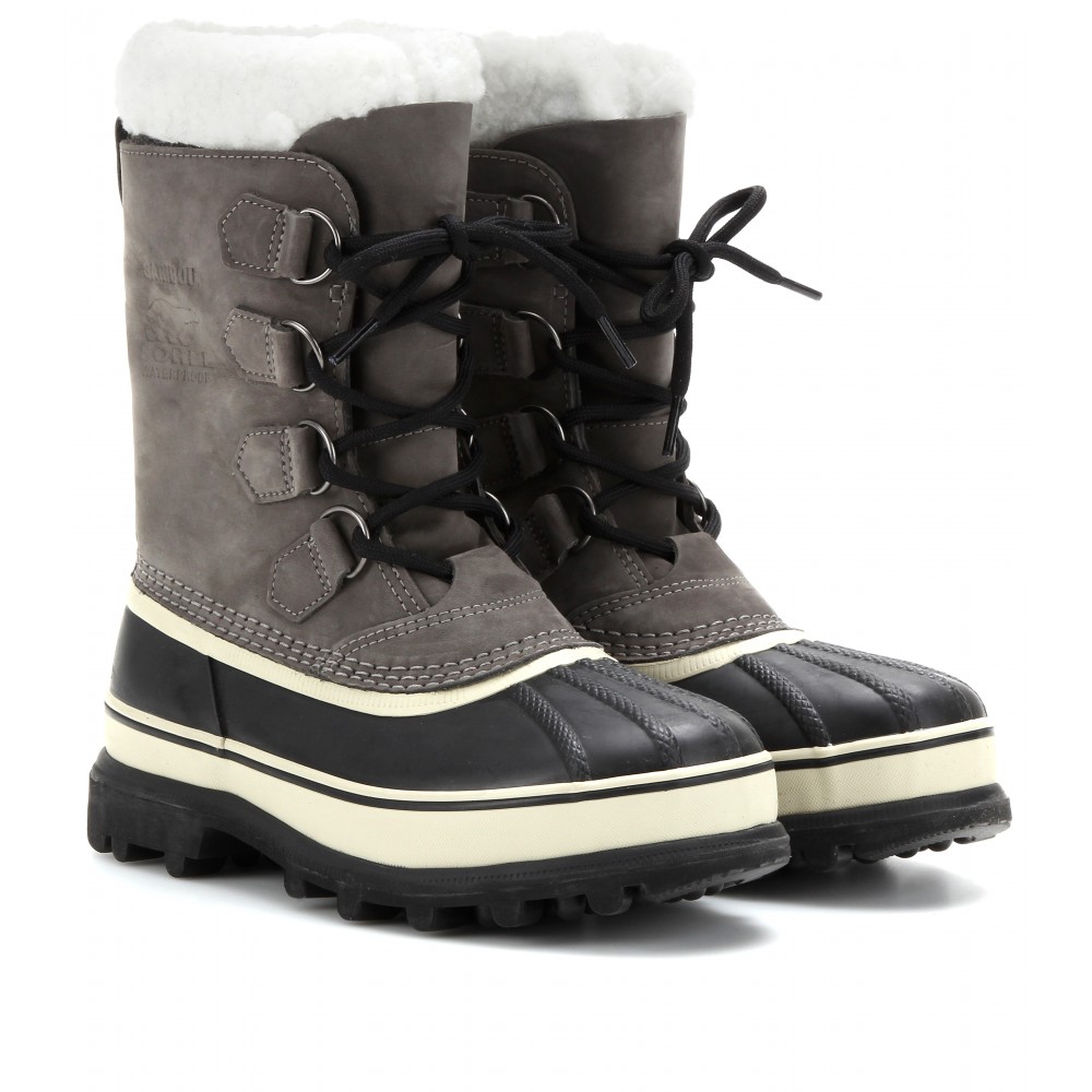 sorel grey booties