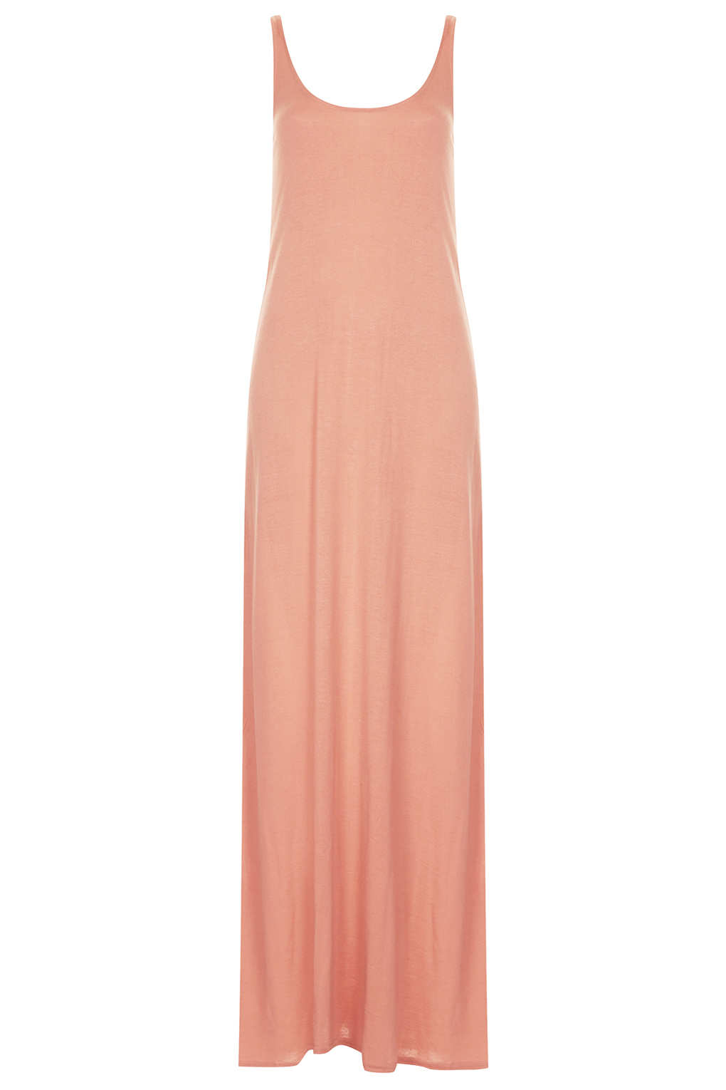 plain pink maxi dress