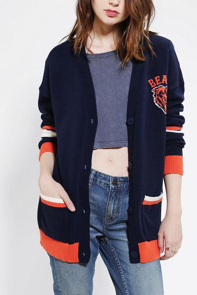 Urban Outfitters Junk Food Bears Nfl Cardigan in Blue | Lyst