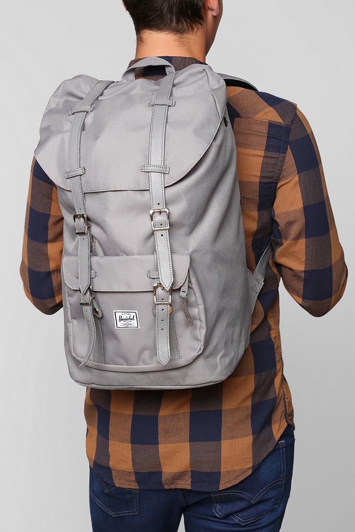 Urban outfitters Herschel Supply Co Little America Suede Backpack ...  