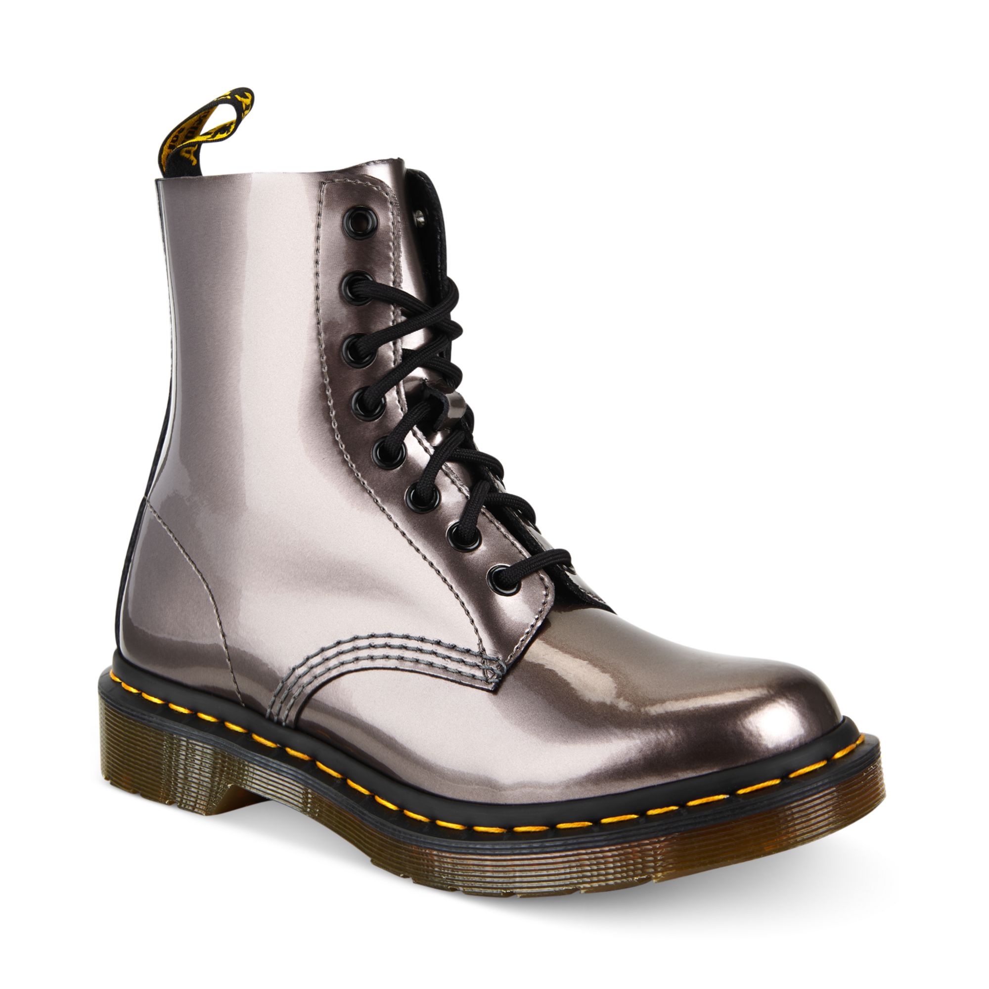 Lyst - Dr. Martens Ankle Boots in Metallic