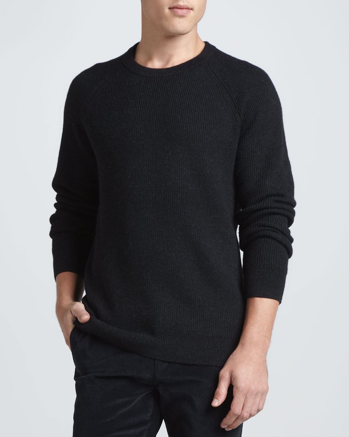 Lyst - Theory Eston Cd Sweater Black in Black for Men