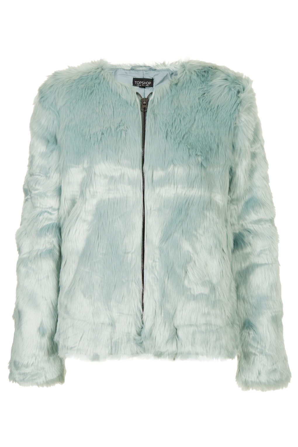 topshop faux fur bomber jacket
