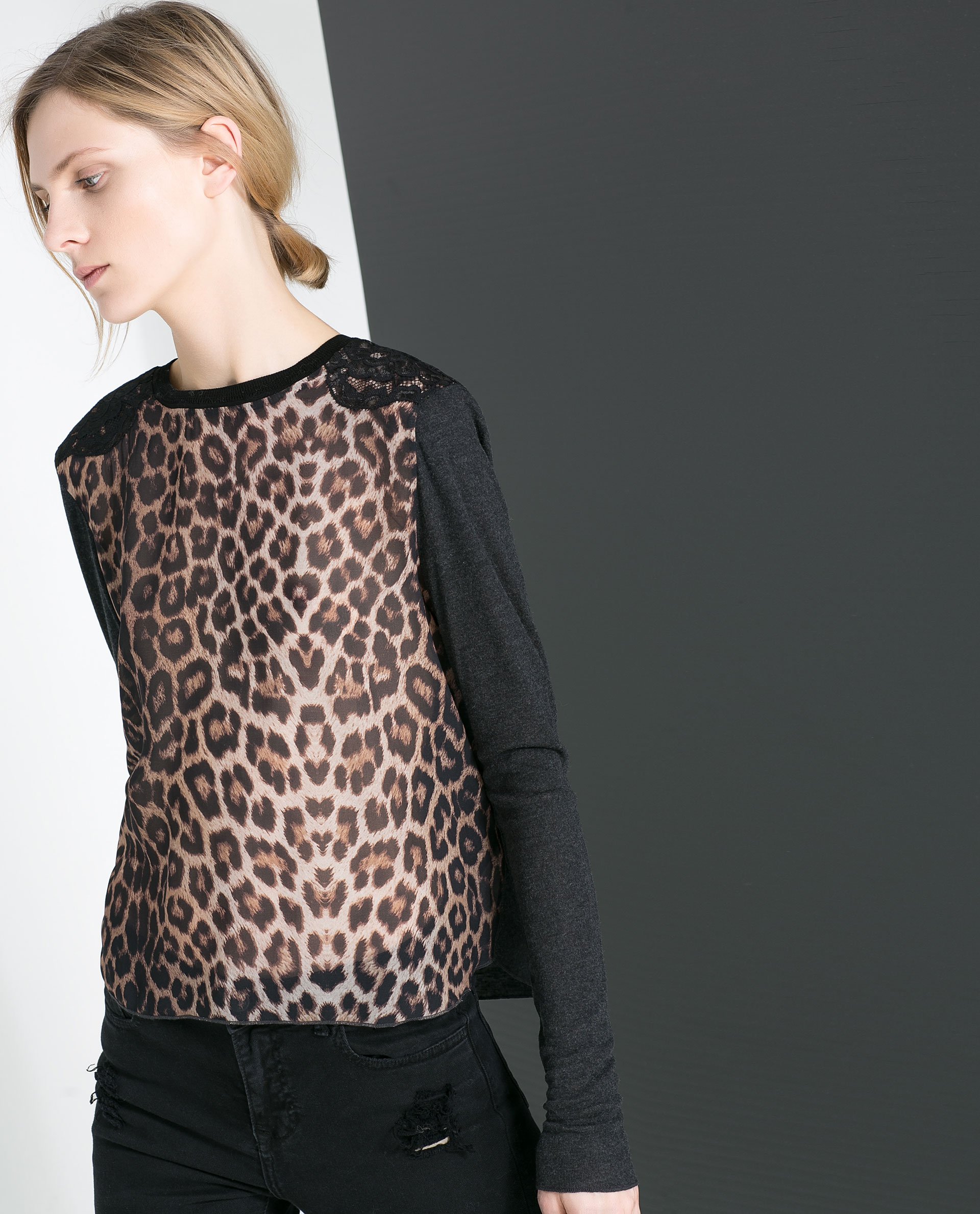 arket leopard shirt