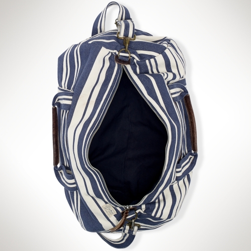 navy blue polo duffle bag