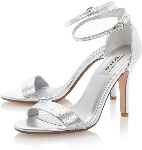 Topshop Hydro Strappy Sandals in Silver | Lyst