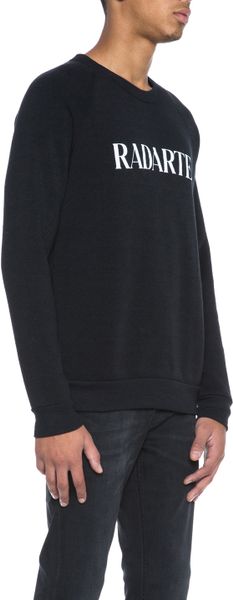 Rodarte Radarte Sweatshirt in Black for Men | Lyst