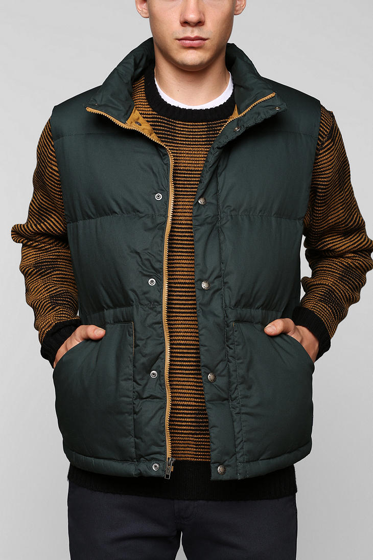Lyst - Urban Outfitters The North Face Lindero Down Vest in Green for Men