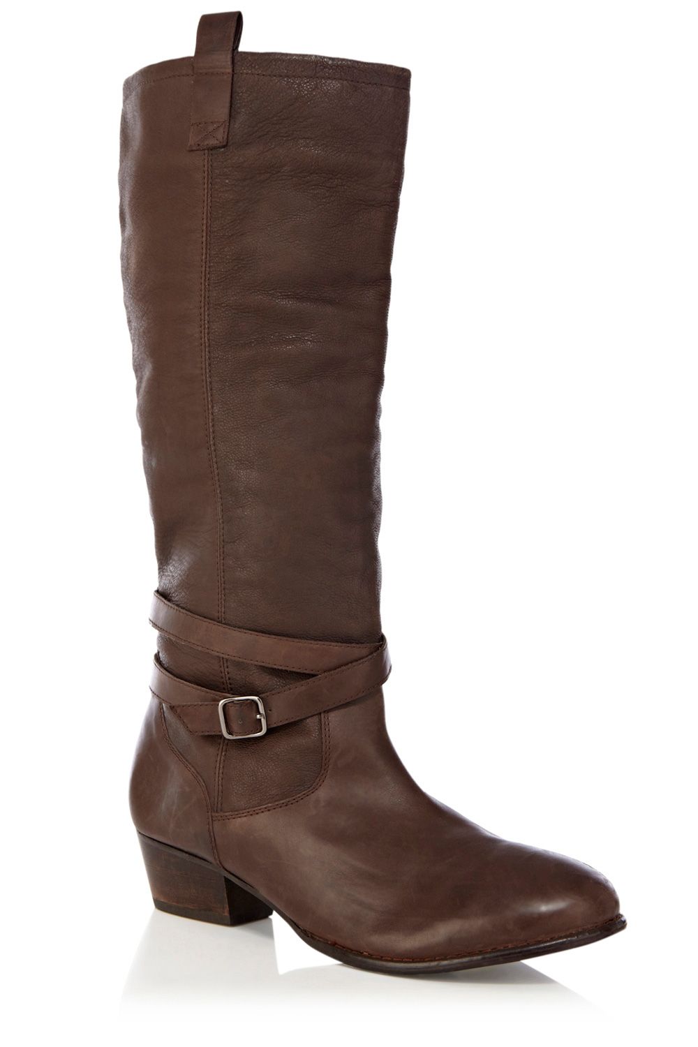 Oasis Ciara Casual Long Boot in Brown | Lyst