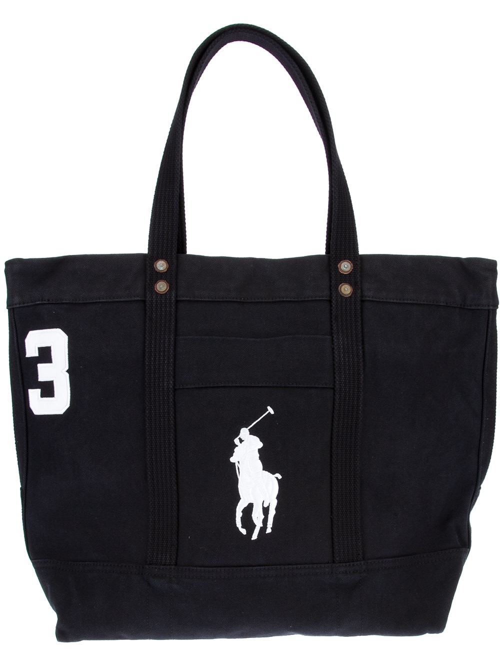 Lyst - Polo Ralph Lauren Logo Shopping Bag in Black for Men