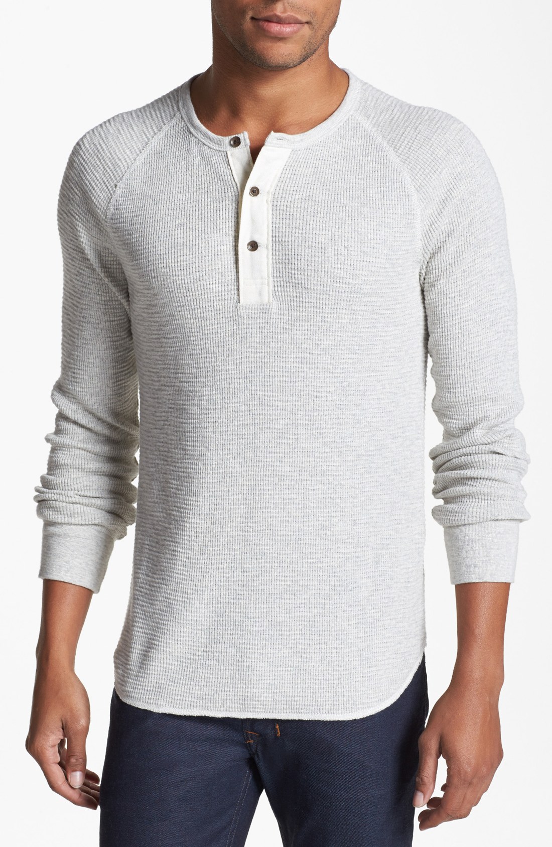 Lucky Brand Dungarees Thermal Henley in White for Men (Oatmeal) | Lyst