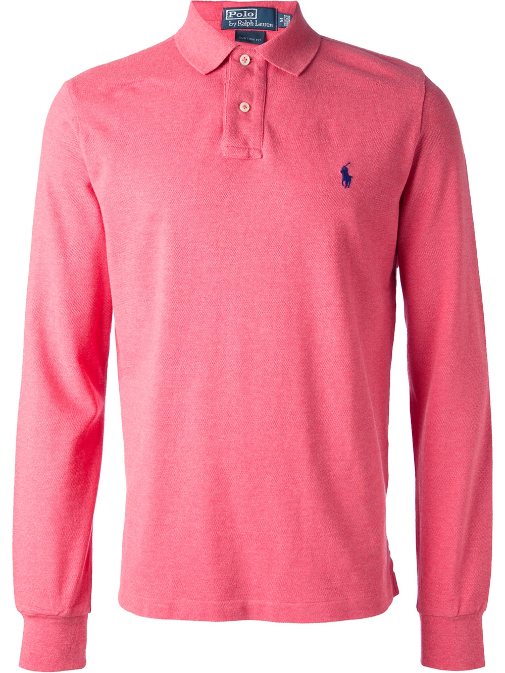 Polo Ralph Lauren Long Sleeve Polo Shirt in Red for Men | Lyst