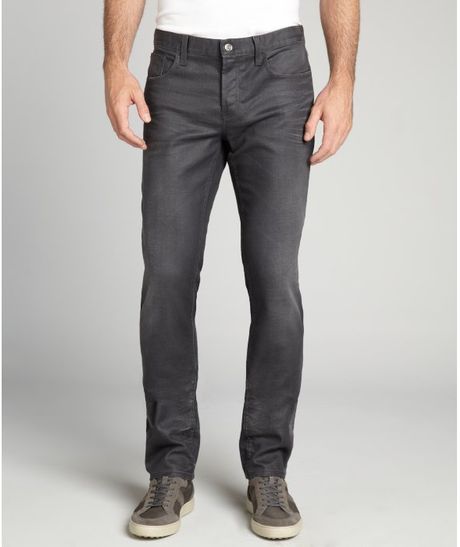 Gucci Grey Denim Button Fly Skinny Jeans in Gray for Men (grey) | Lyst