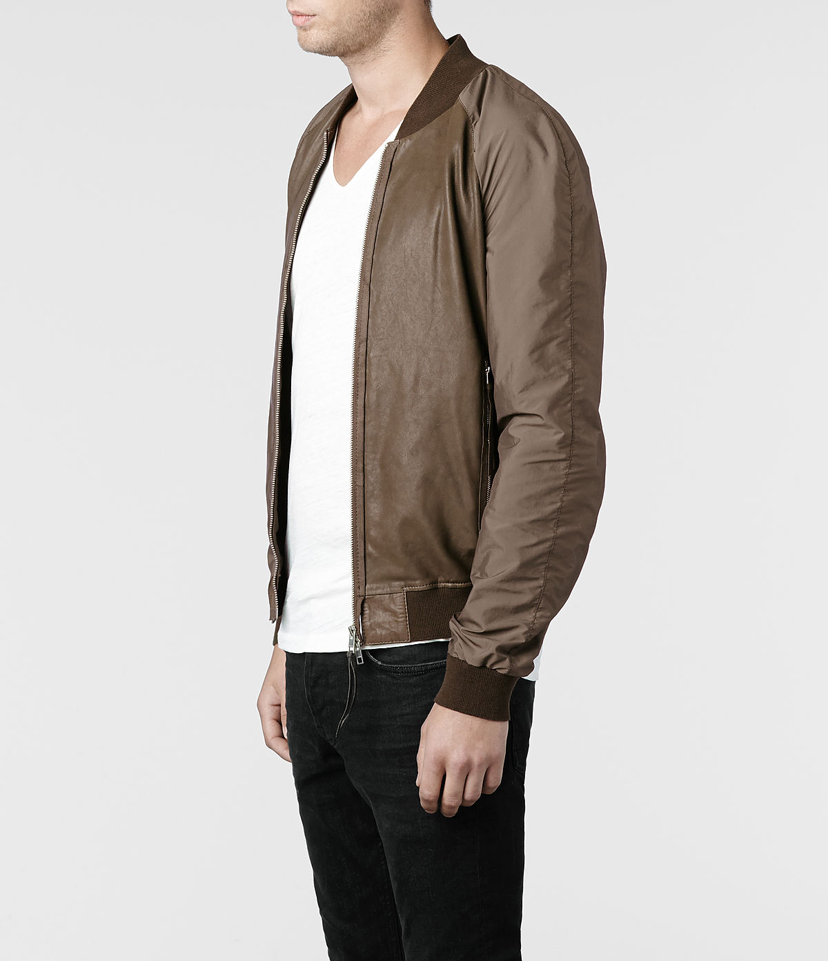 allsaints khaki jacket