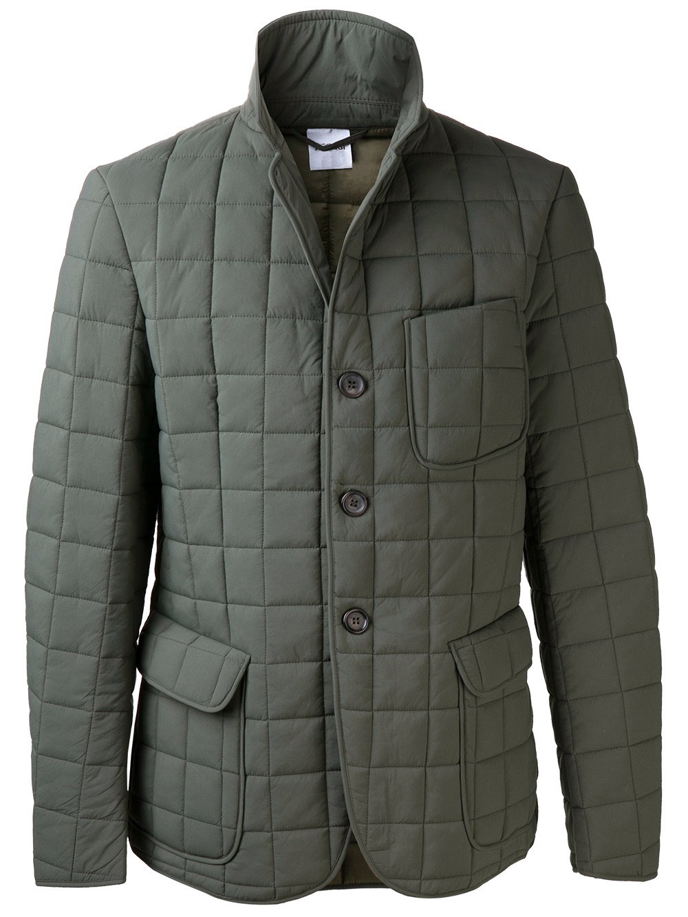 Aspesi Light Quilted Blazer in Gray for Men Lyst