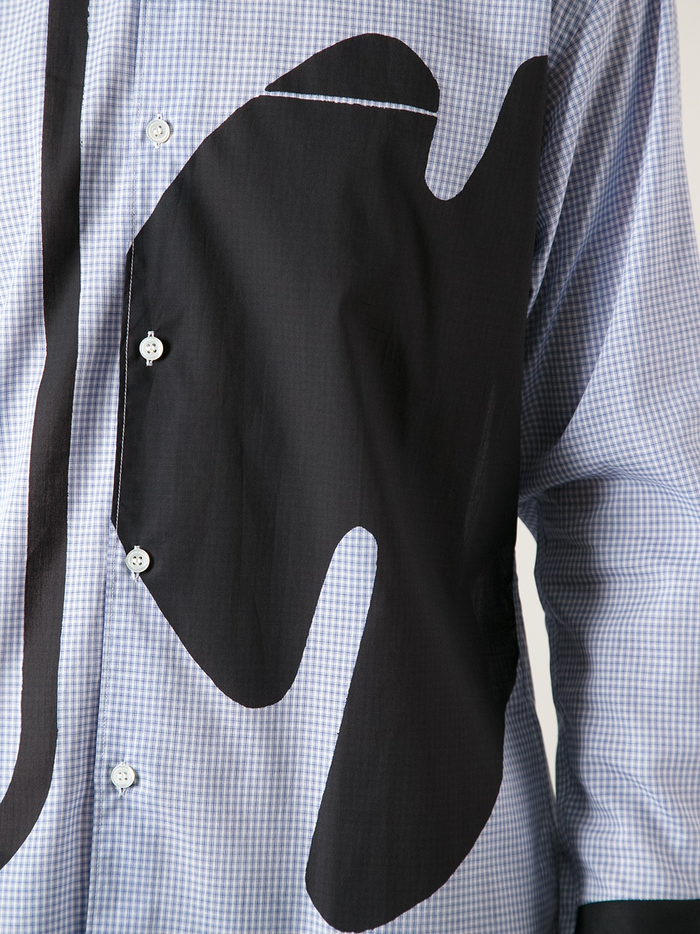 comme des garcons collared shirt