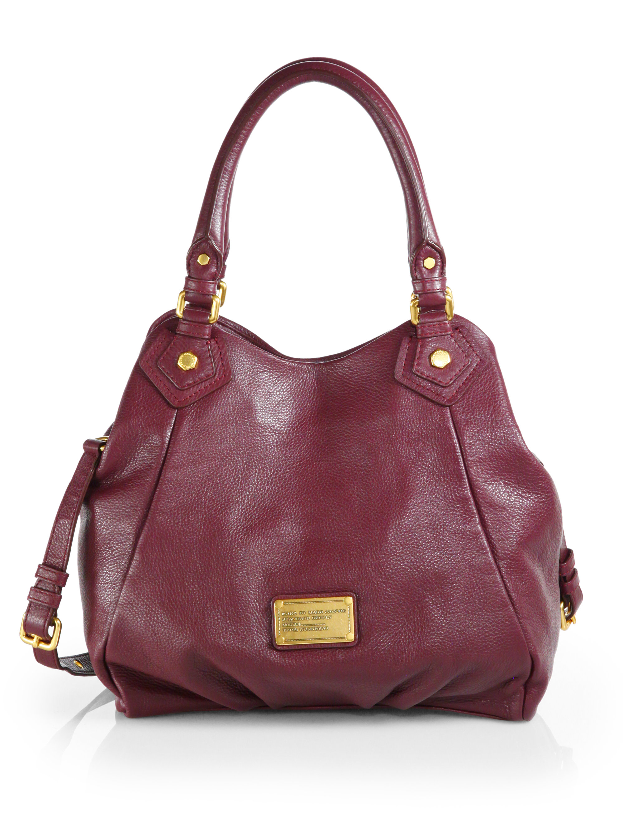Marc By Marc Jacobs Classic Q Fran Tote Bag in Red (CARDAMOM BROWN) | Lyst