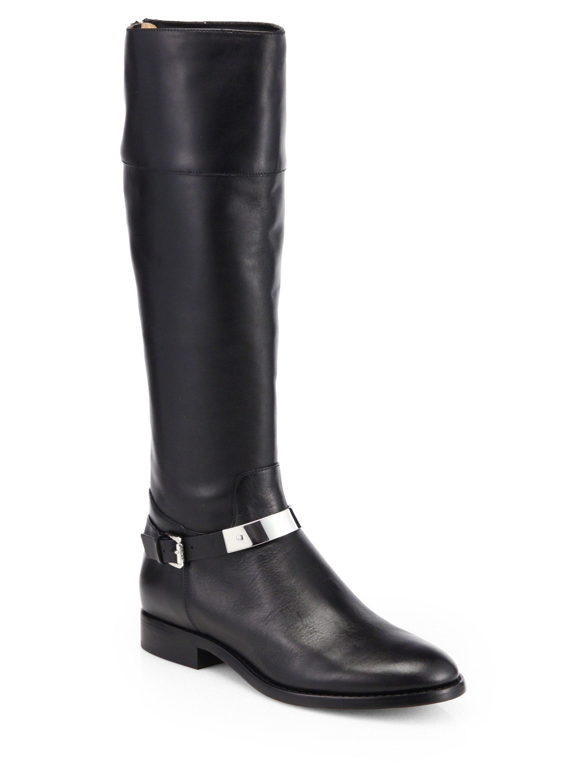 Michael Kors Riding Boots in Black Lyst