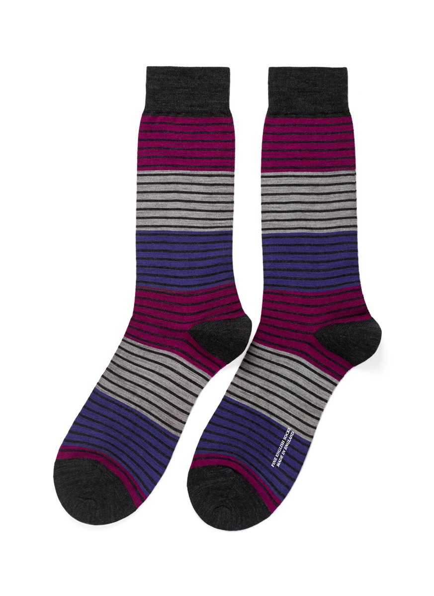 Pantherella Striped Merinoblend Socks in Multicolor for Men (Multi ...