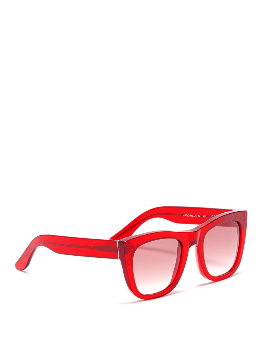 Lyst Retrosuperfuture Squareframe Sunglasses in Red for Men