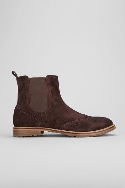 urban outfitters suede chelsea boots