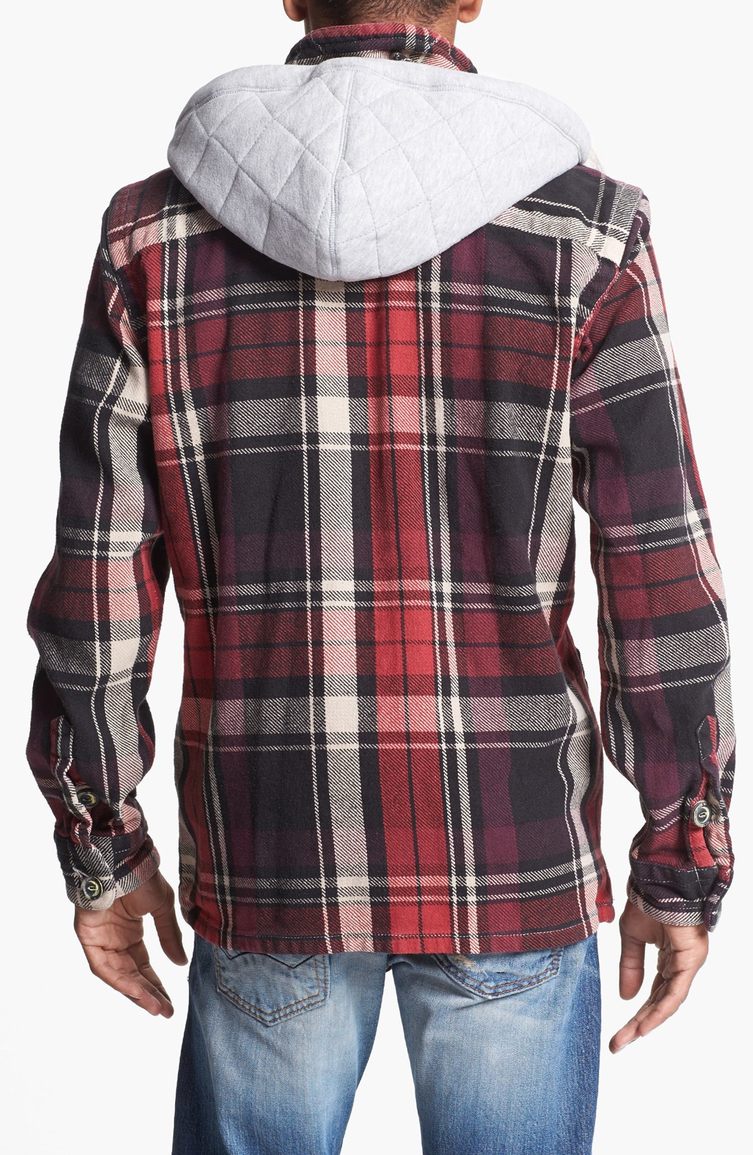 Superdry Huntsman Plaid Jacket with Removable Hood in Black for Men ...