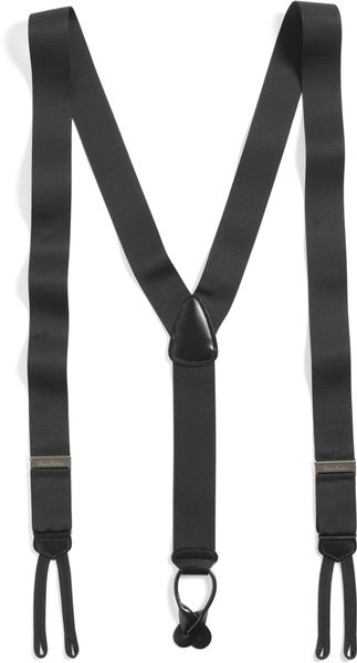 Brooks Brothers Extra-Long Formal Suspenders in Black for Men | Lyst