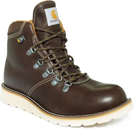 Carhartt Plain Toe 6-Inch Waterproof Wedge Boots in Brown for Men (Dark ...