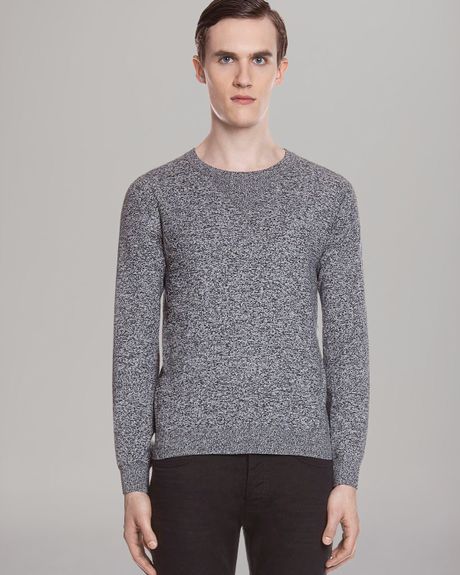 Sandro Static Cotton Sweater in Gray for Men (Dark Gray) | Lyst