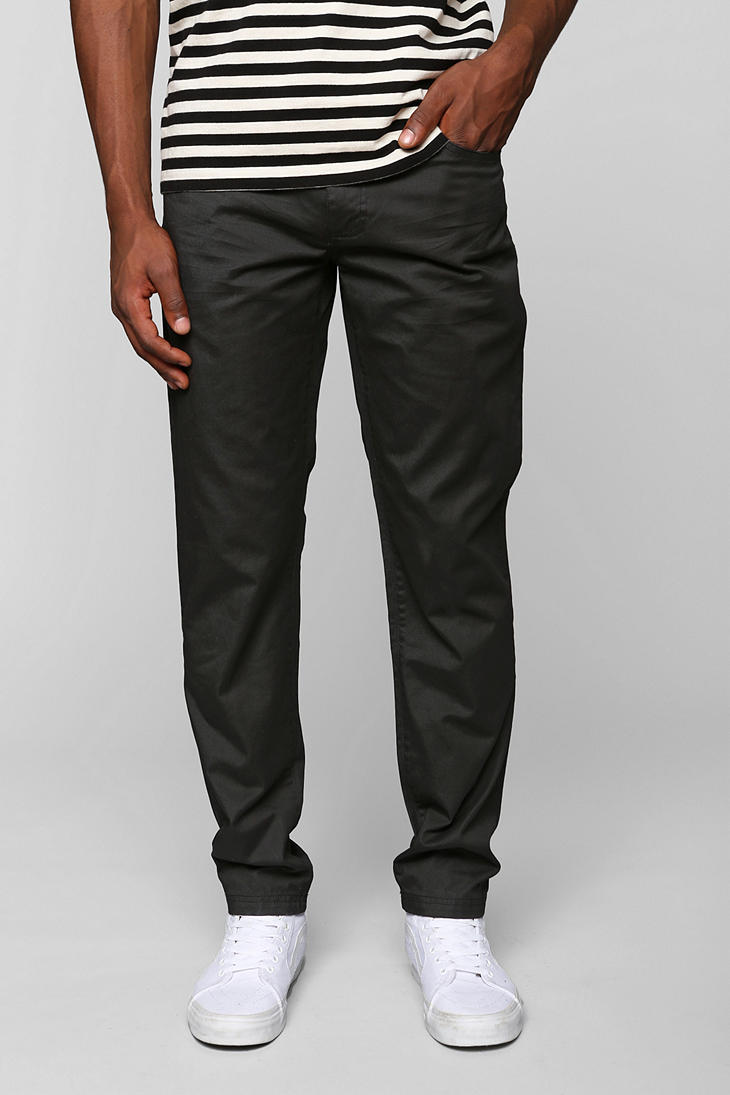 Lyst - Your neighbors Wax-coated Twill Pant in Black for Men