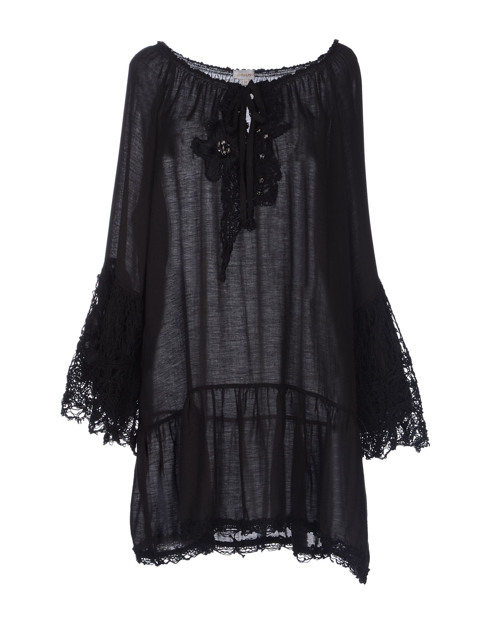Emamó Short Dress in Black | Lyst