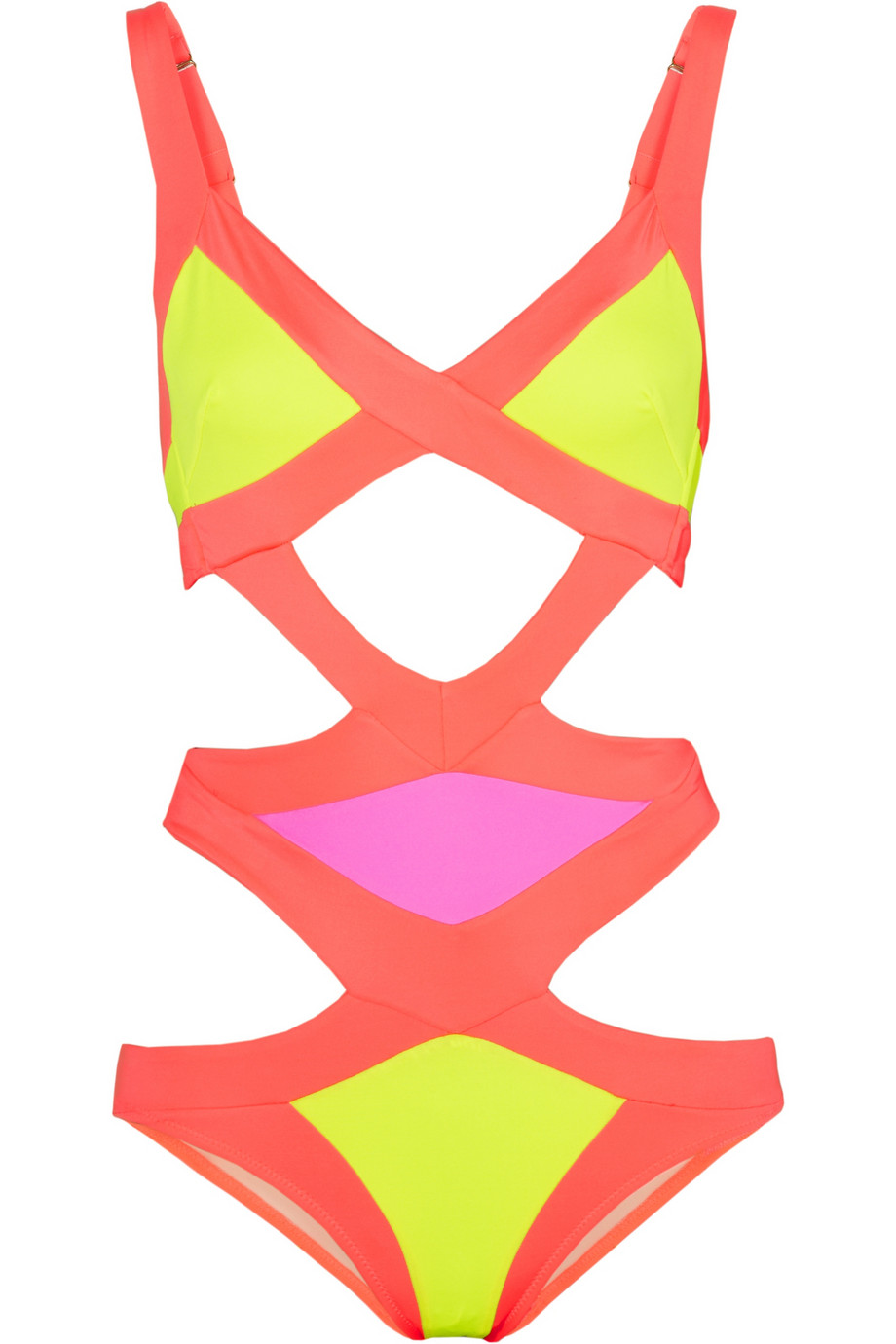 Lyst - Agent Provocateur Mazzy Cutout Swimsuit in Pink