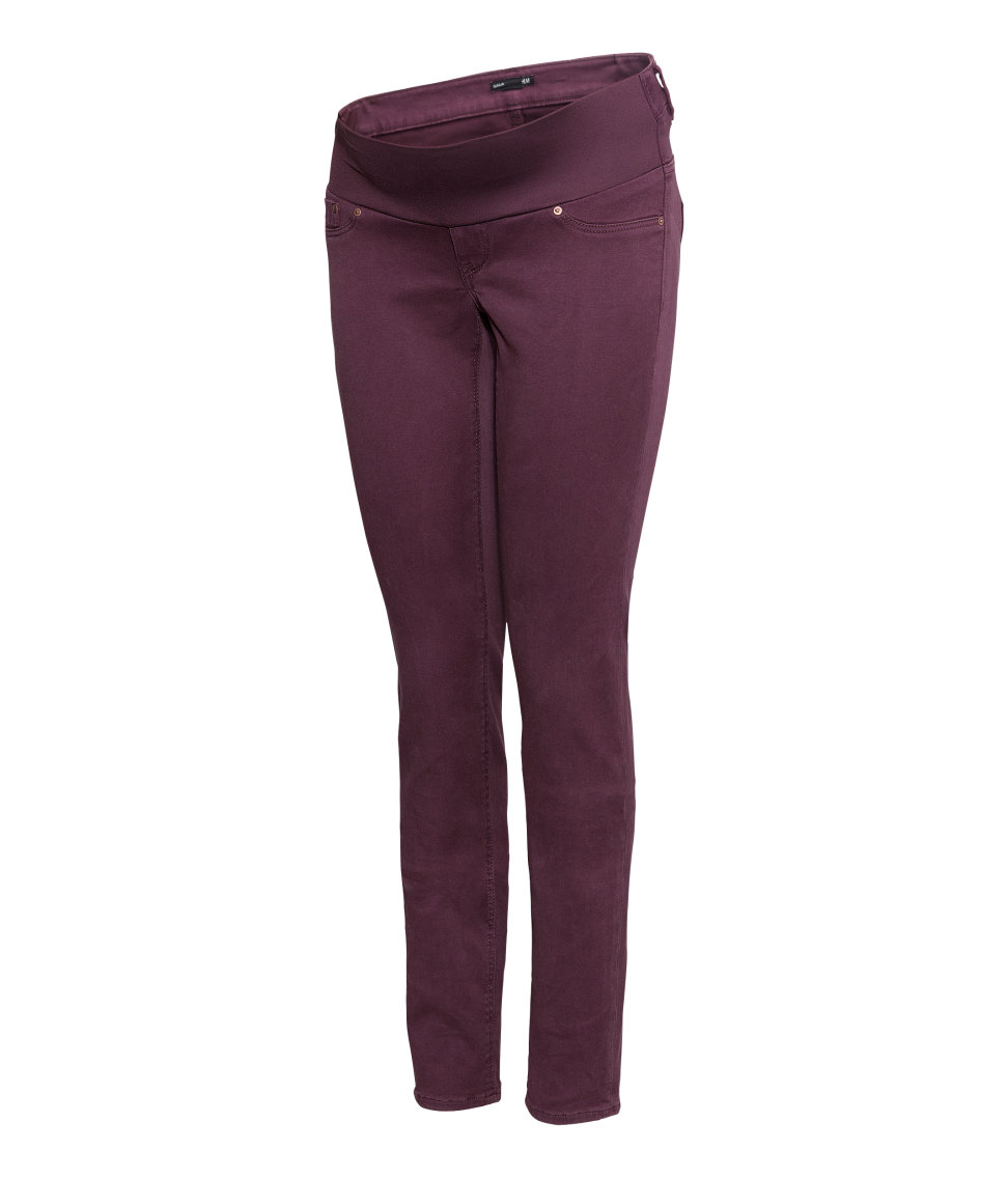 h&m purple joggers