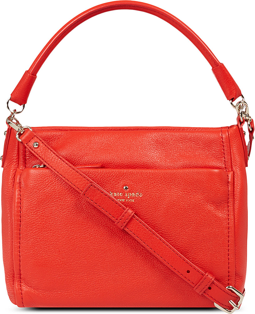 Kate spade Cobble Hill Little Curtis Crossbody Bag in Red (Maraschino red) | Lyst