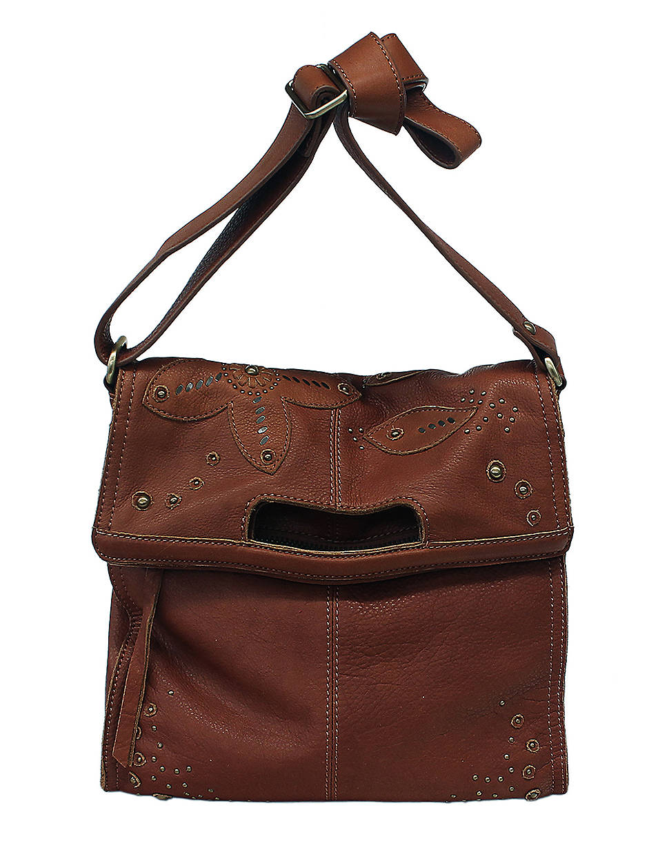 Lyst Lucky Brand Beckham Leather Foldover Tote Bag in Purple