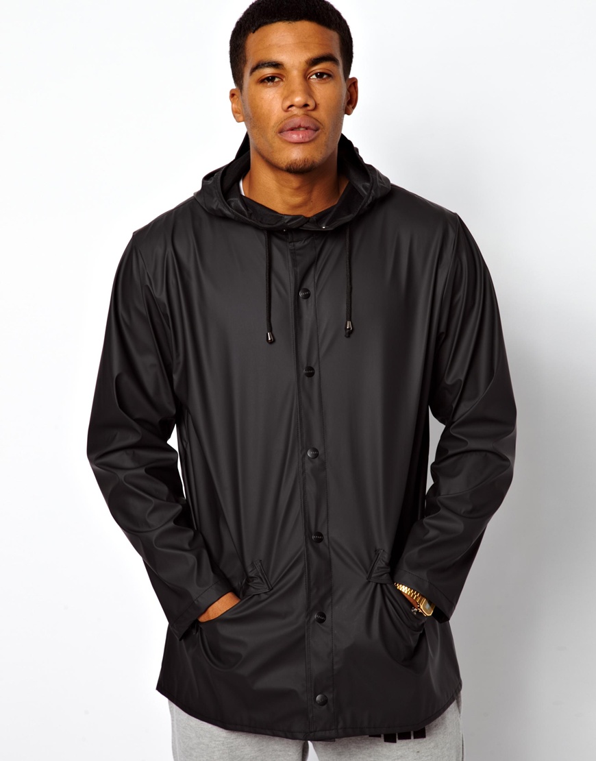 Rains Jacket in Black for Men | Lyst