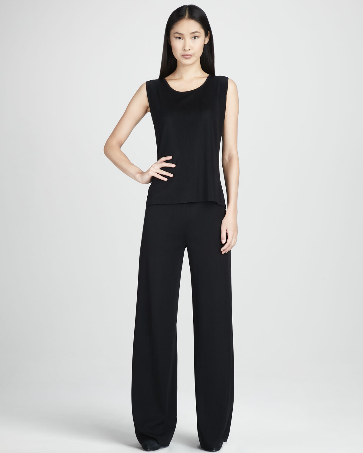 Misook Palazzo Pants in Black