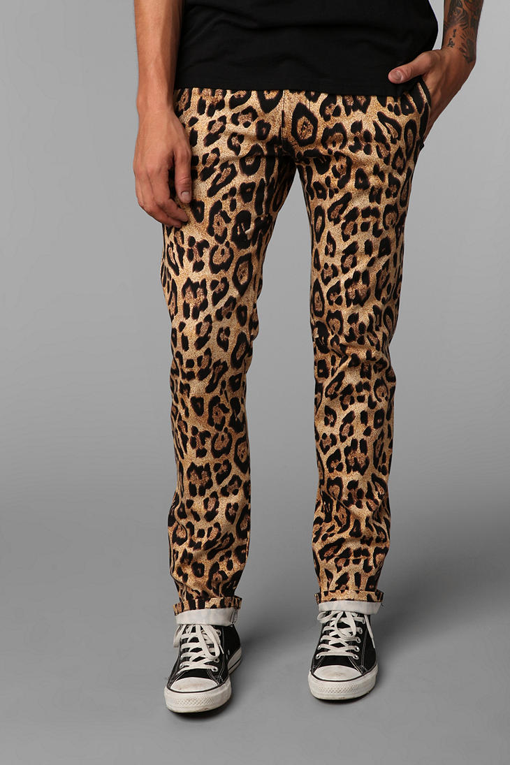 jaguar print pants