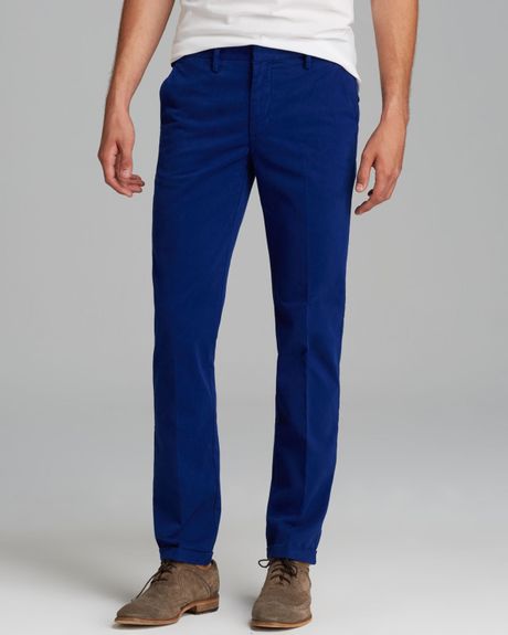 Gant Rugger Winter Chino Pants in Blue for Men | Lyst