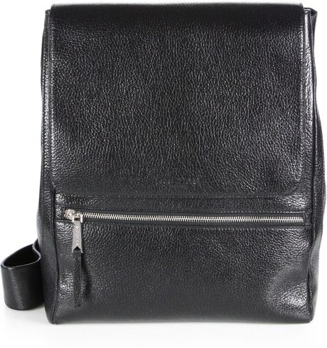 Rochas Rectangular Backpack in Black | Lyst